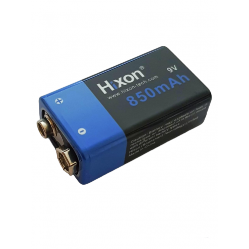 Acumulator 9V, Li-Ion, 850 mAh, Hixon