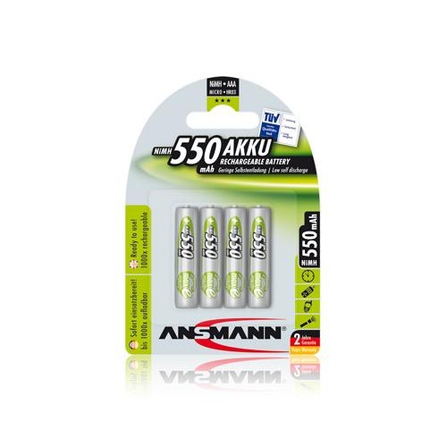Acumulatori 550 mAh - AAA / R3 / HR03