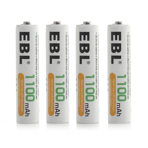 Acumulatori AAA, 1100 mAh, Ni-Mh Ready to use - EBL, 4buc / set