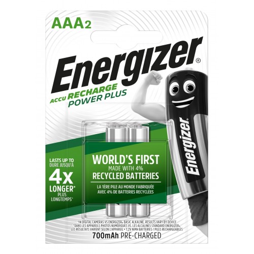 Acumulatori AAA, 700 mAh, Ready to use - Energizer -2 buc / set