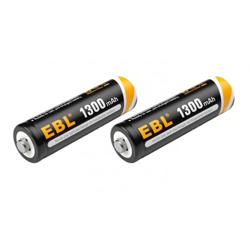 Acumulatori Lampi Solare AA, HR6, 1300 mAh, Ni-Mh, 1.2V, preincarcatI, 2 buc / set