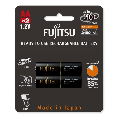 Acumulatori Profesionali AA / HR6/ 2450 mAh - Fujitsu / 2 buc
