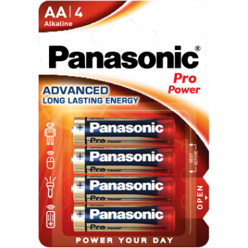 Baterii Super Alkaline Pro Power AA /LR6 - Panasonic