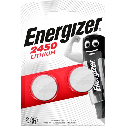 Baterie litiu 3V, CR2450 - Energizer, 2 buc / set