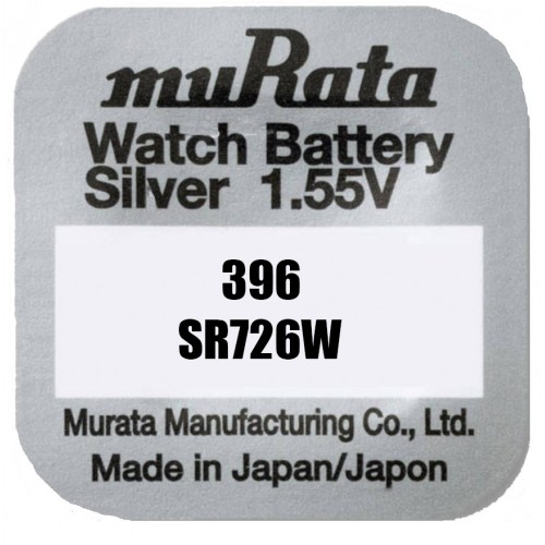 Baterie SR726W, 396, 397, Murata