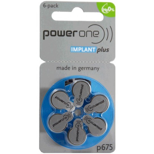 Baterii Implant Cohlear 675 - Power One