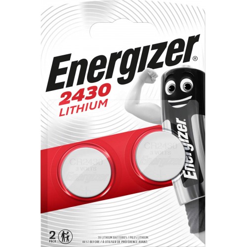 Baterii litiu, 3V ,CR2430 - Energizer, 2 buc / set