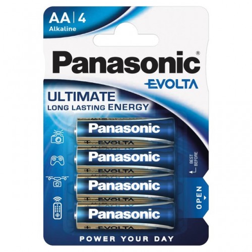 Baterii Ultra Alkaline AA / LR6 - Panasonic Evolta,4 buc / set