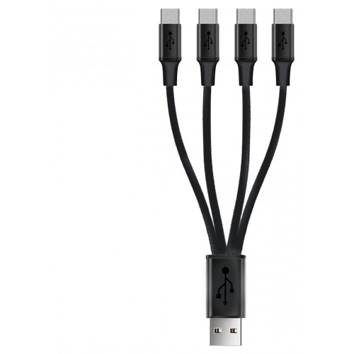 Cablu USB cu 4 iesiri Micro USB 2.1A
