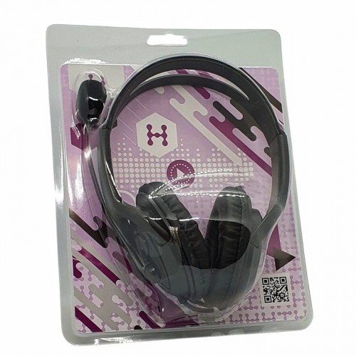 Casca multimedia cu microfon flexibil, potentiometru pe fir, cablu jack 3.5mm, cablu 2m lungime