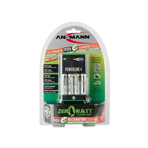 Incarcator Acumulatori AA / AAA - Ansmann Powerline 4+acumulatori AA
